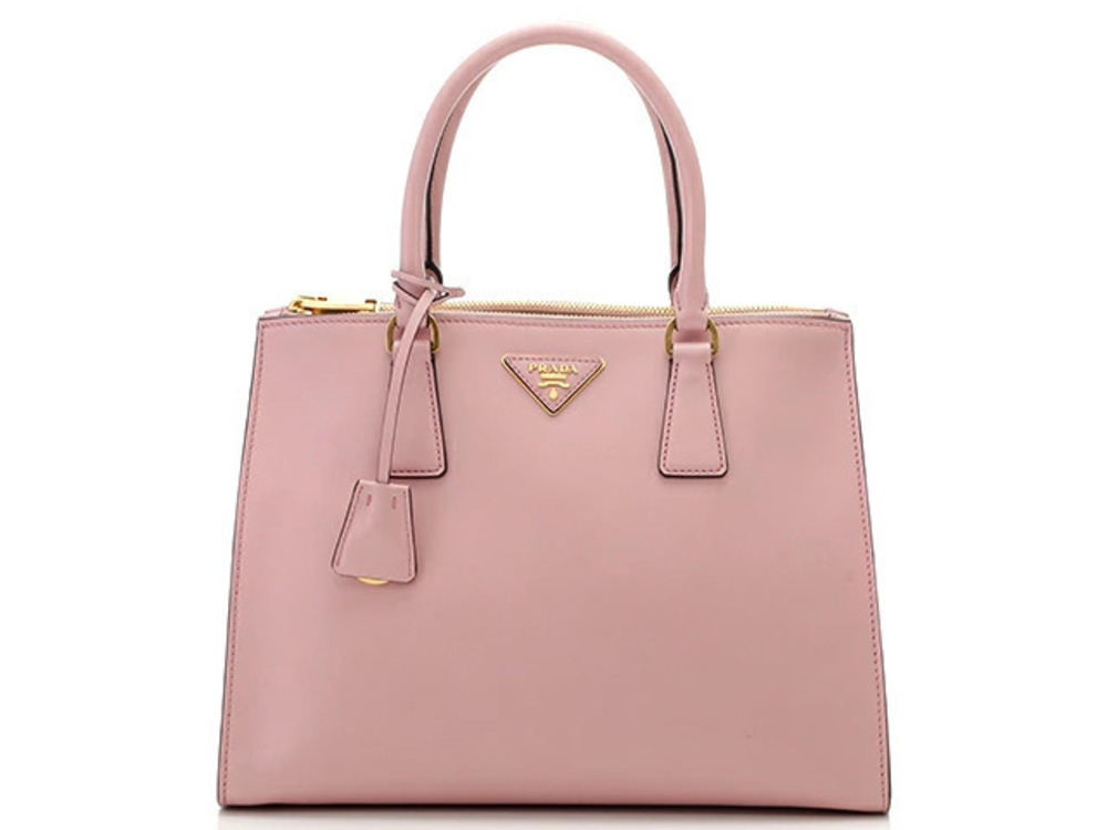 Prada Handbag Calfskin Pink Watermelon